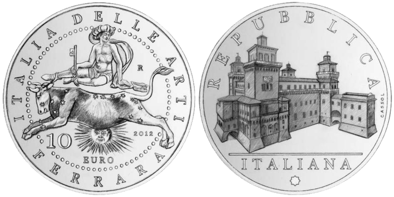 10 Euro Ferrara Italien 