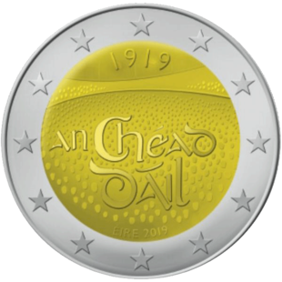 2 Euro Dáil Éireann Irland 2019