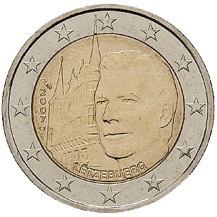 2 Euro Palast Luxemburg 2007