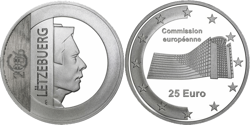 25 Euro Kommission Luxemburg 
