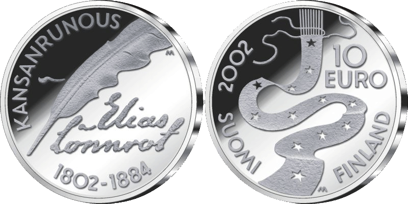 10 Euro Lönnrot Finnland 