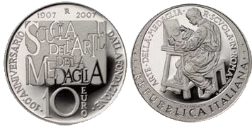 10 Euro Medaillenkunst Italien 