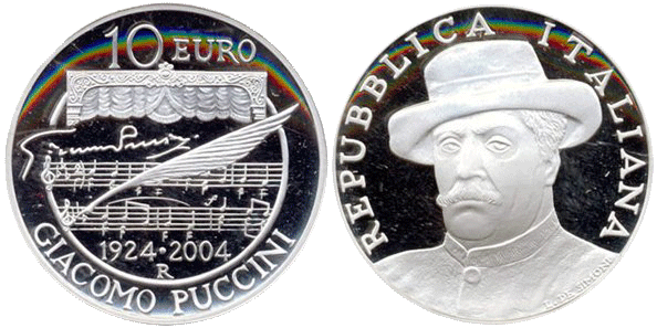 10 Euro Puccini Italien 