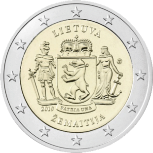 2 Euro Samogitia Litauen 2019