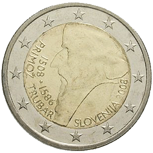 2 Euro Trubar Slowenien 2008