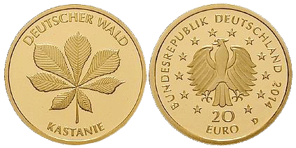 20 Euro Kastanie Deutschland 