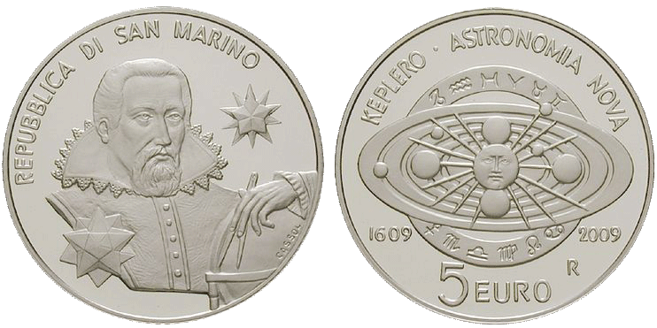 5 Euro Kepler San Marino 