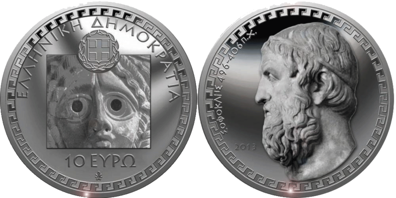 10 Euro Sophokles Griechenland 