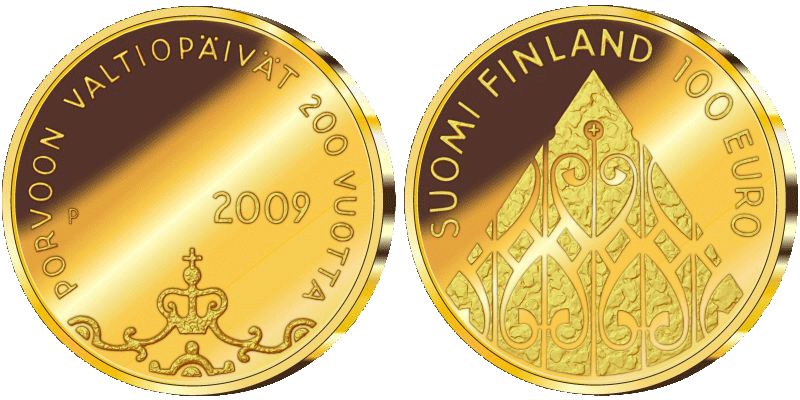 100 Euro Porvoo Finnland 