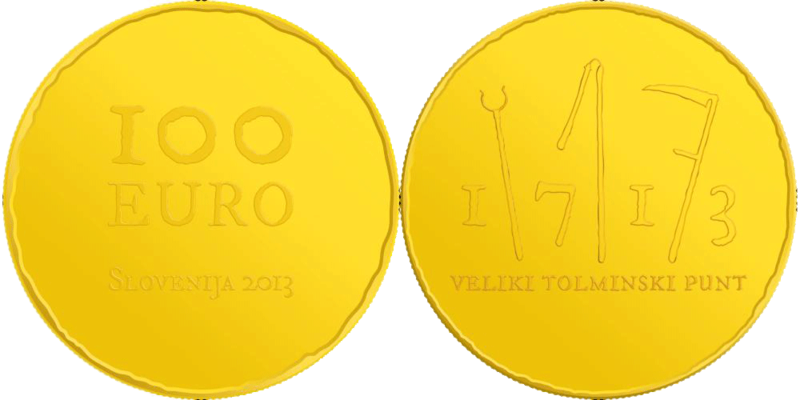 100 Euro Tolmin Slowenien 