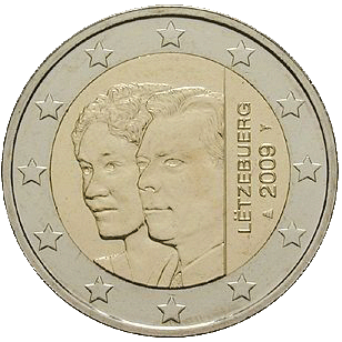2 Euro Charlotte Luxemburg 2009