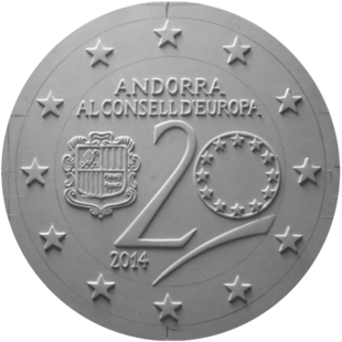 2 Euro Europarat Andorra 2014