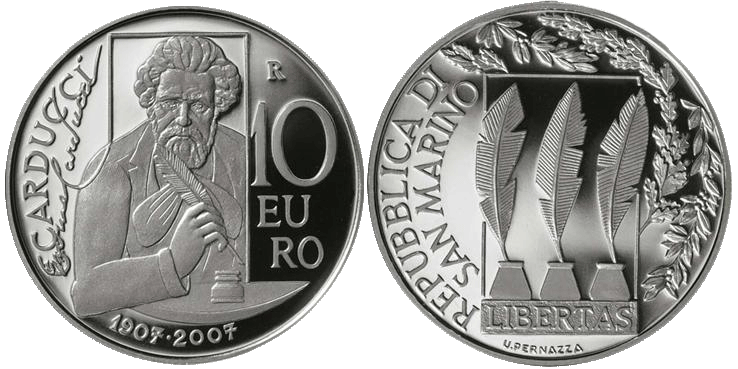10 Euro Carducci San Marino 