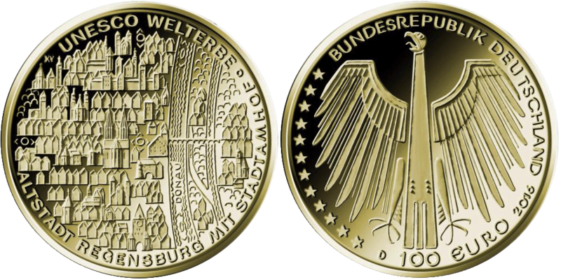 100 Euro Regensburg Deutschland 