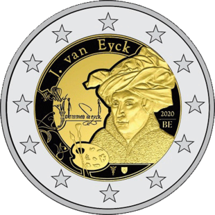 2 Euro Jan van Eyck Belgien 2020