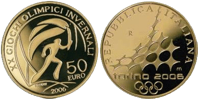 50 Euro Fackelläufer Italien 