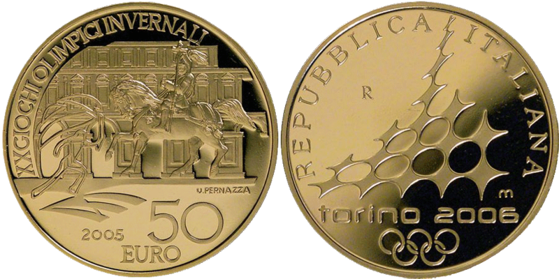 50 Euro Reiterstatue Italien 