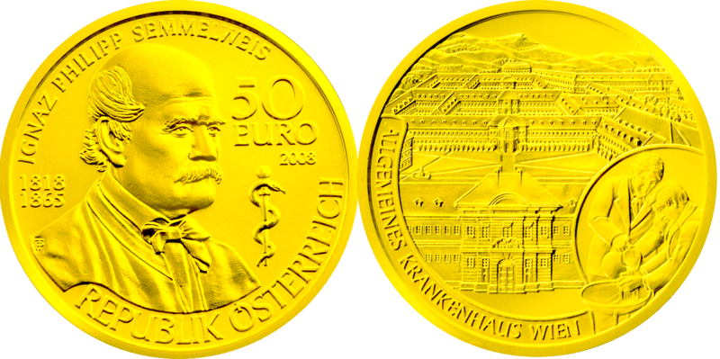 50 Euro Semmelweis Österreich 