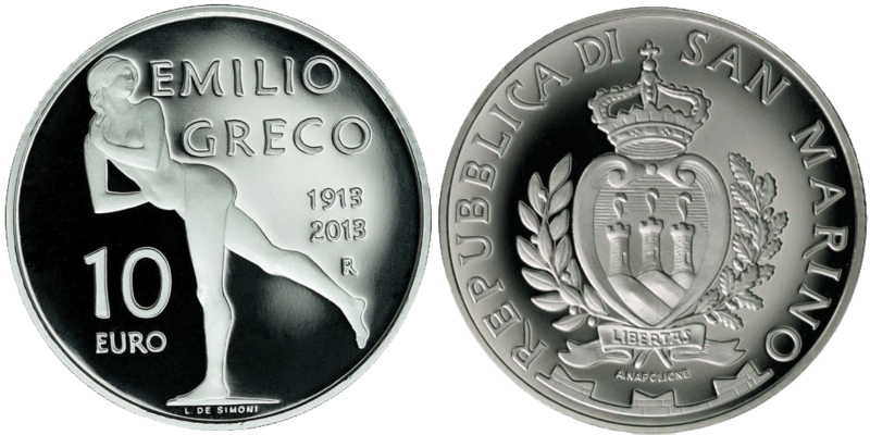 10 Euro Greco San Marino 
