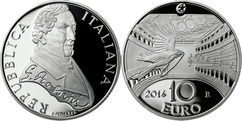 10 Euro Rossini Italien 