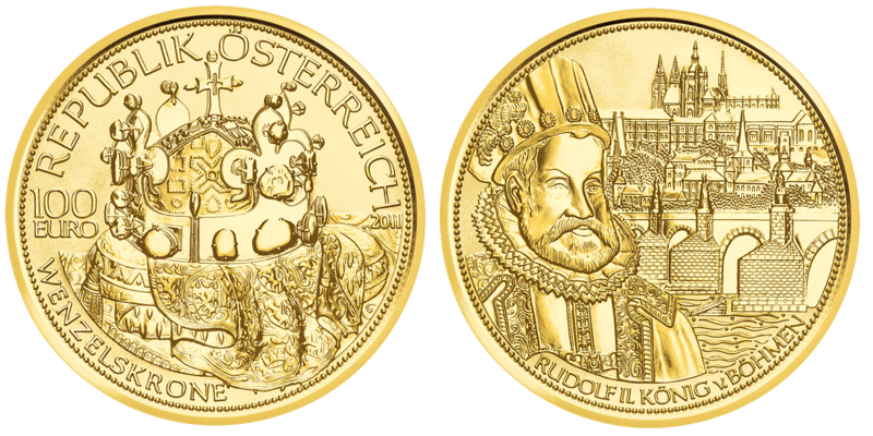 100 Euro Wenzelskrone Österreich 