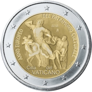 2 Euro Kulturerbe Vatikan 2018