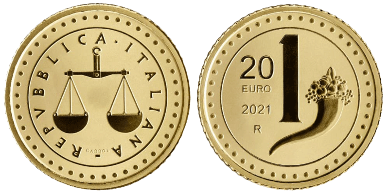 20 Euro Lira Italien 