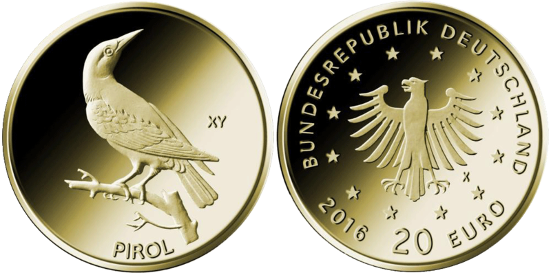 20 Euro Pirol Deutschland 