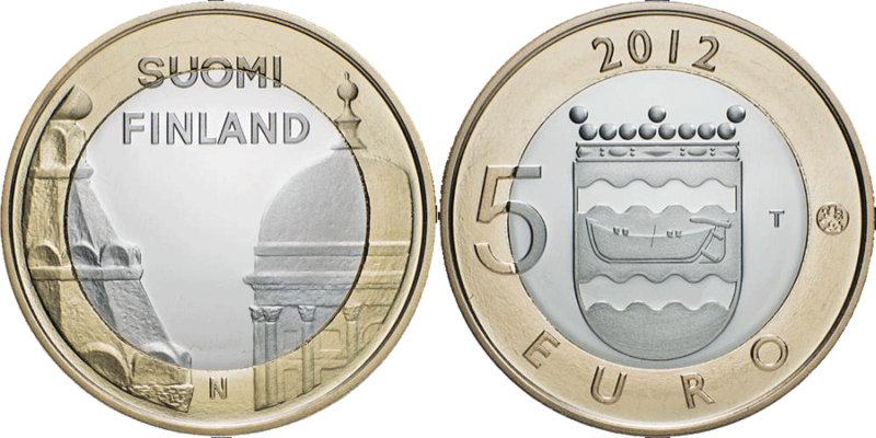 5 Euro Uusimaa Finnland 