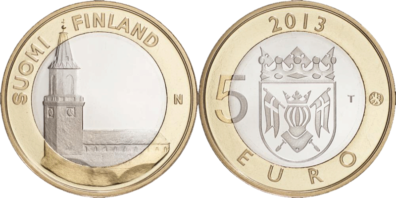 5 Euro Varsinais-Suomi Finnland 