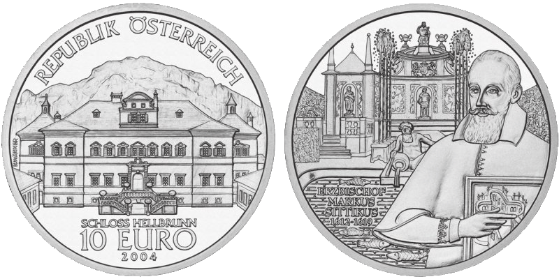 10 Euro Hellbrunn Österreich 