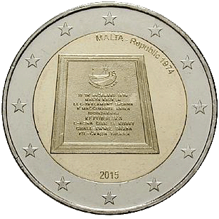 2 Euro Republik Malta 2015
