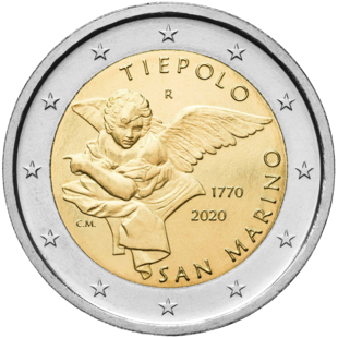 2 Euro Tiepolo San Marino 2020
