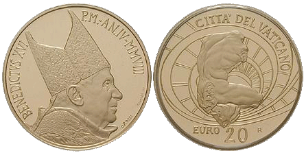 20 Euro Torso Vatikan 