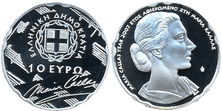 10 Euro Callas Griechenland 