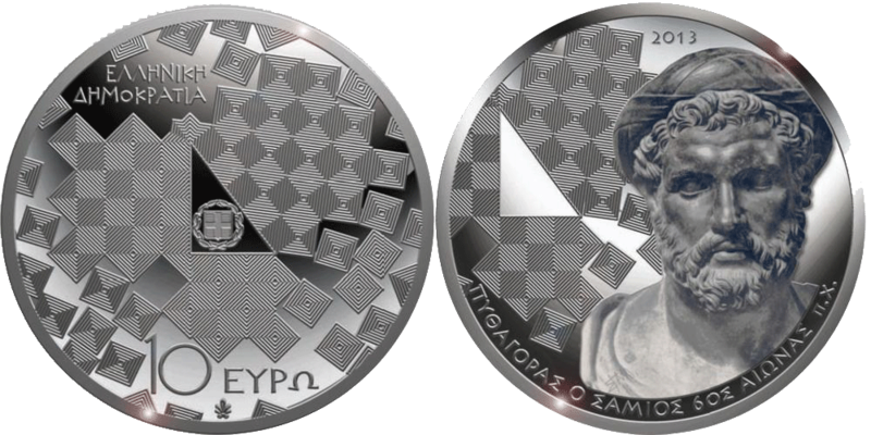 10 Euro Pythagoras Griechenland 