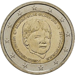 2 Euro Child Focus Belgien 2016