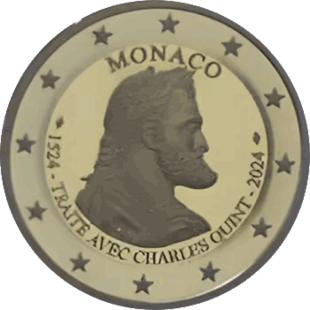 2 Euro Karl Monaco 2024