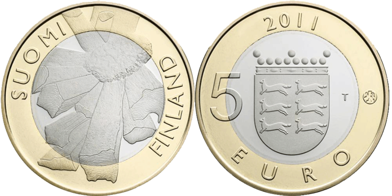 5 Euro Österbotten Finnland 