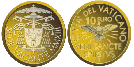 10 Euro Sede Vacante Vatikan 