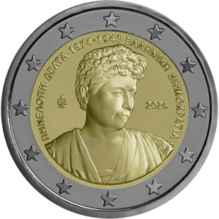 2 Euro Delta Griechenland 2024