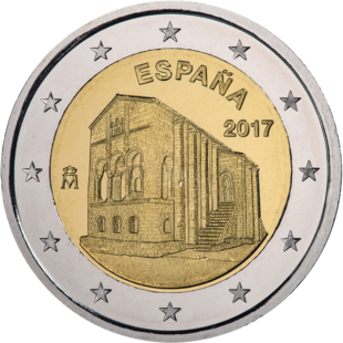 2 Euro Naranco Spanien 2017