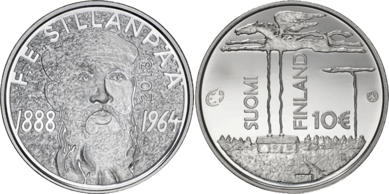 10 Euro Sillanpää Finnland 