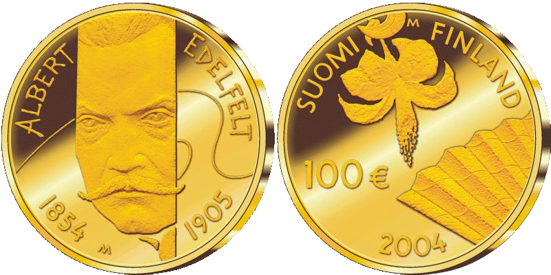 100 Euro Edelfelt Finnland 
