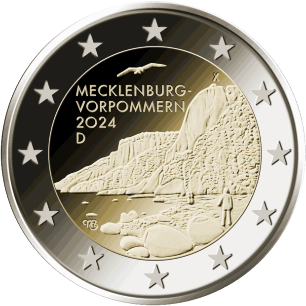 2 Euro MecklenburgVorpommern Deutschland 2024 Muenzen.eu