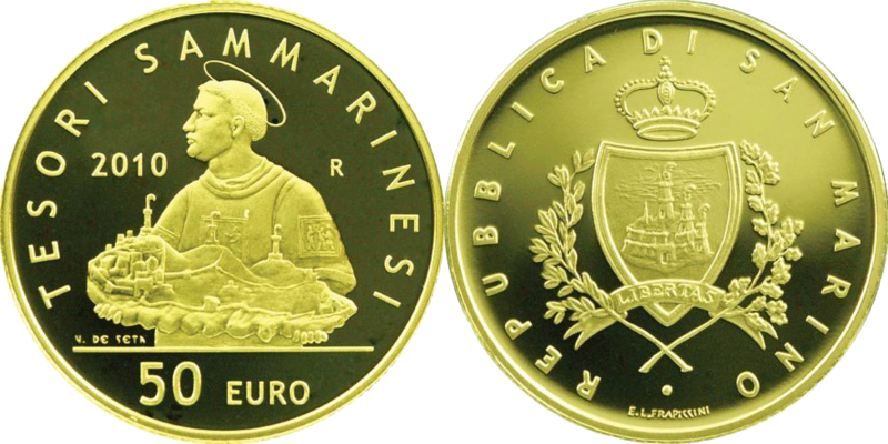 50 Euro Schätze San Marino 