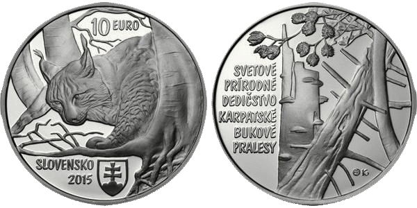 10 Euro Buchenurwälder Slowakei 