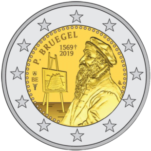 2 Euro Bruegel Belgien 2019