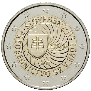 2 Euro EU-Präsidentschaft Slowakei 2016