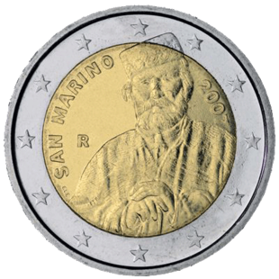 2 Euro Garibaldi San Marino 2007